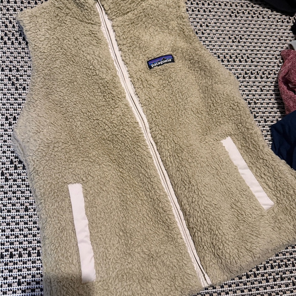 Patagonia Womens Fleece Vest - Cream